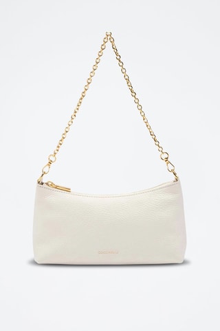 Sac porté épaule en cuir - Blanc