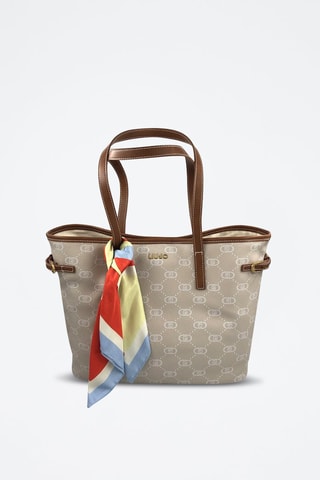 Sac porté épaule et pochette - Taupe