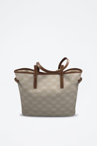 Sac porté épaule et pochette - Taupe