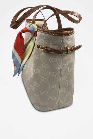 Sac porté épaule et pochette - Taupe