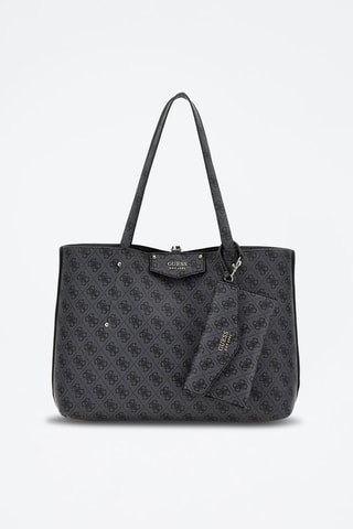 Cabas, pochette et compagnon Anthracite et noir