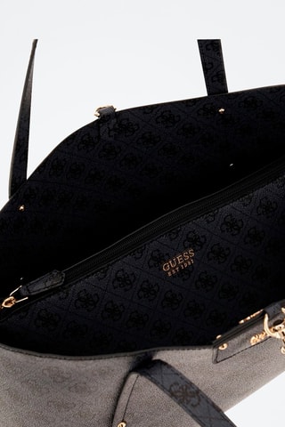 Cabas, pochette et compagnon Anthracite et noir
