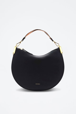 Sac porté épaule en cuir - Noir - Coccinelle 