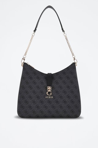 Sac porté épaule Zamira - Anthracite et noir