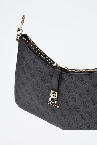 Sac porté épaule Zamira - Anthracite et noir