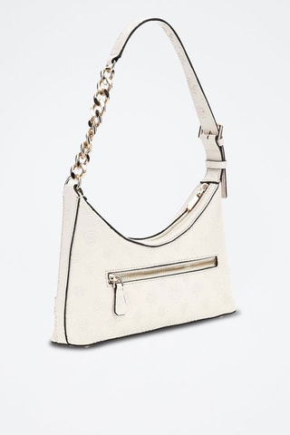 Sac porté épaule Zarela - Ecru et doré