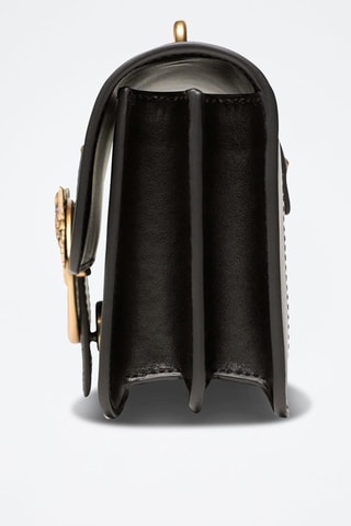 Sac bandoulière en cuir Love One Mini - Noir