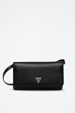 Sac bandoulière en cuir Miriam - Noir