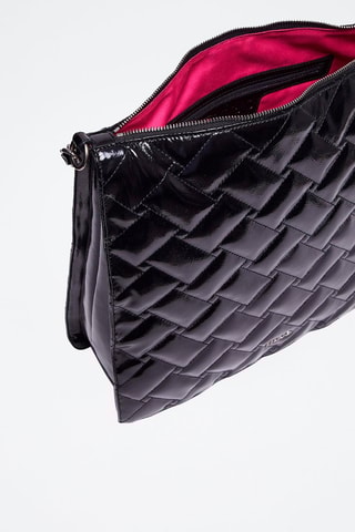 Sac bandoulière verni - Noir - Liu Jo