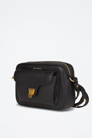 Sac bandoulière en cuir Noir - Coccinelle 