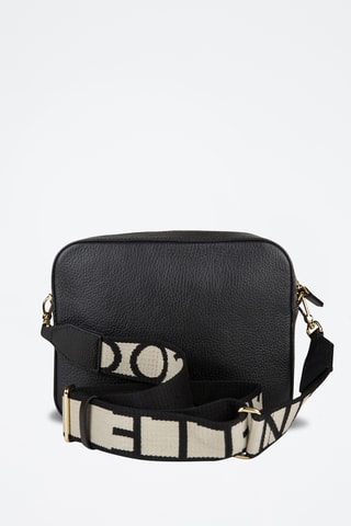 Sac bandoulière en cuir - Noir