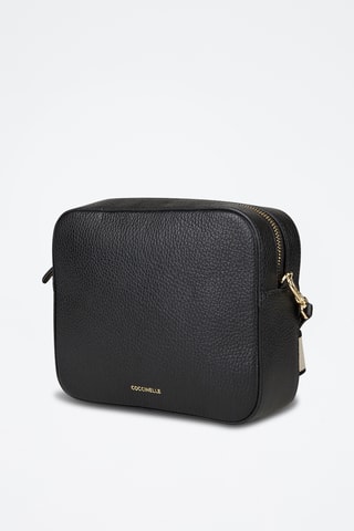 Sac bandoulière en cuir - Noir
