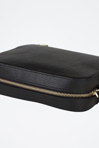 Sac bandoulière en cuir - Noir