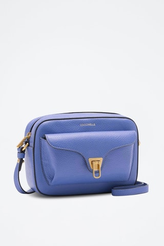 Sac bandoulière en cuir - Bleu
