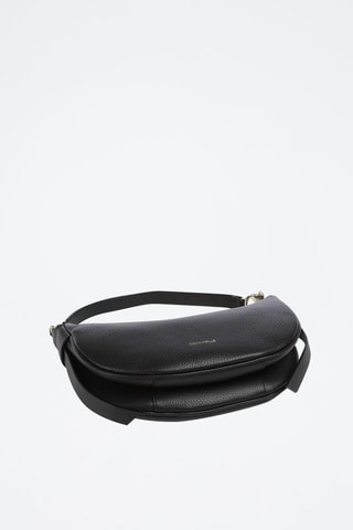 Sac bandoulière en cuir - Noir