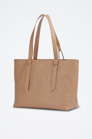 Cabas en cuir - Nude