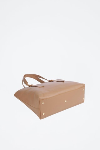 Cabas en cuir - Nude