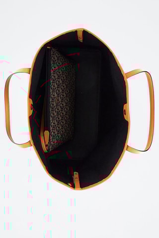 Cabas et pochette Vikky Extra Large - Noir et marron