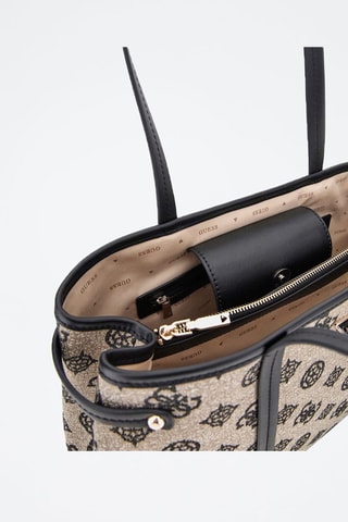 Cabas Beyza - Beige et noir