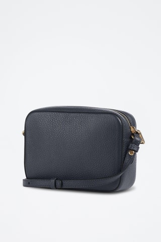 Sac bandoulière en cuir Coccinelle - Bleu nuit
