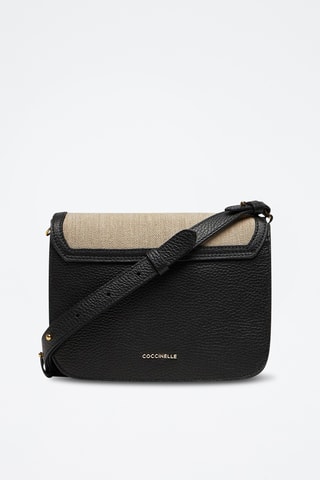 Sac bandoulière en cuir C-Me - Noir