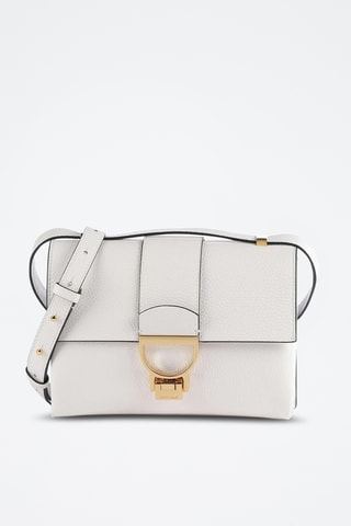 Sac bandoulière en cuir Arlettis - Blanc