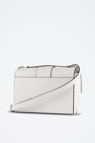 Sac bandoulière en cuir Arlettis - Blanc