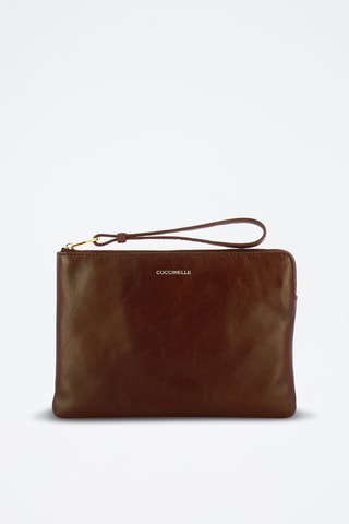 Pochette en cuir Alias - Marron
