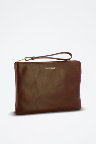 Pochette en cuir Alias - Marron