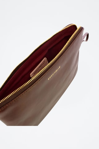 Pochette en cuir Alias - Marron