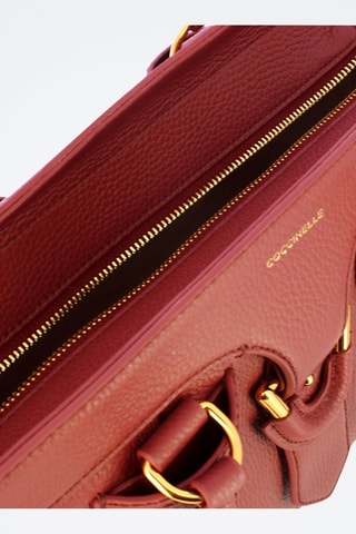 Sac à main en cuir York - Bordeaux