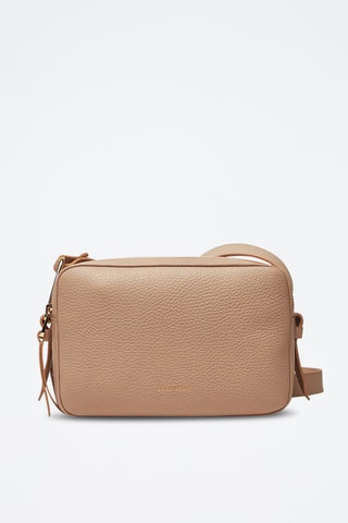 Sac bandoulière en cuir Malory - Beige
