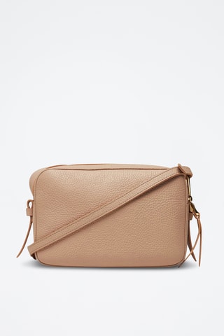 Sac bandoulière en cuir Malory - Beige