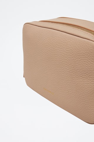 Sac bandoulière en cuir Malory - Beige