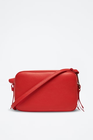 Sac bandoulière en cuir Malory - Rouge