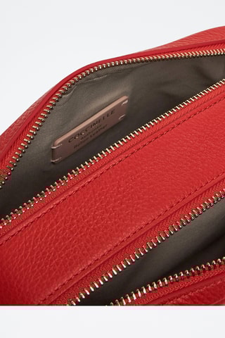 Sac bandoulière en cuir Malory - Rouge