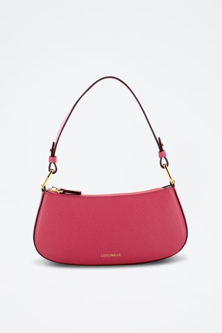 Sac porté épaule en cuir Merveille - Vieux rose
