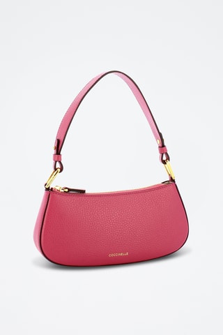 Sac porté épaule en cuir Merveille - Vieux rose