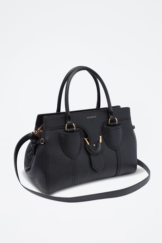 Sac à main en cuir York - Noir