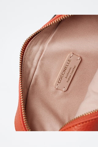 Sac bandoulière en cuir Tebe - Rouge