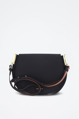 Sac bandoulière en cuir Sunup - Noir