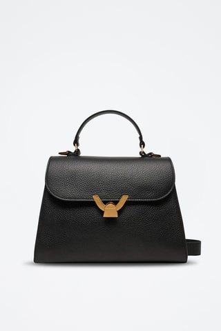 Sac à main en cuir Dew - Noir