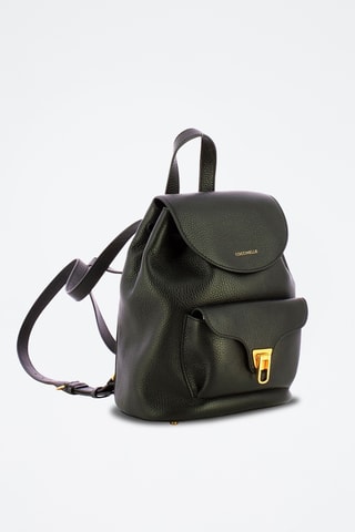 Sac à dos en cuir Beat Soft - Noir