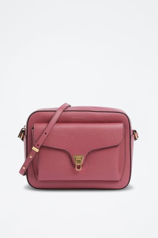 Sac bandoulière en cuir Beat Soft - Vieux rose