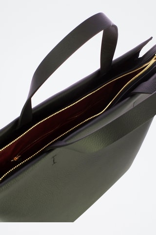 Sac à main en cuir Boheme Grana - Noir