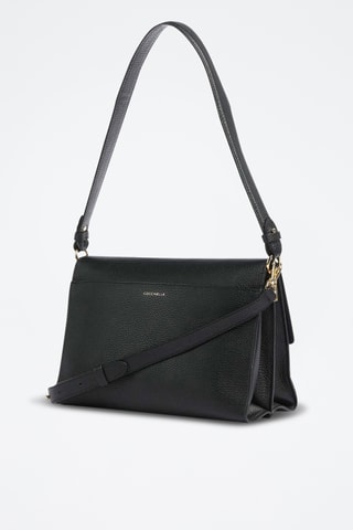 Sac porté épaule en cuir Binxie - Noir