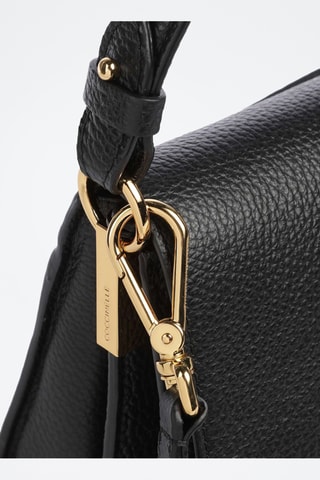 Sac porté épaule en cuir Binxie - Noir