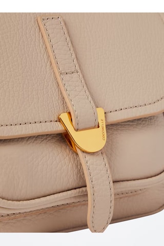 Sac porté épaule en cuir Campus - Beige
