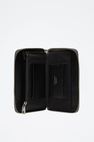 Portefeuille en cuir Nyon - Noir