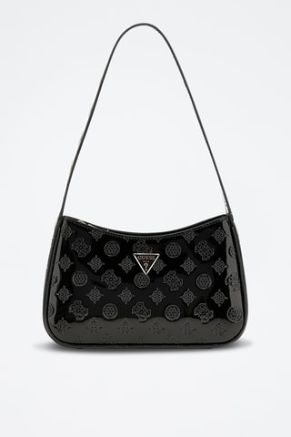 Sac porté épaule verni Amela - Noir